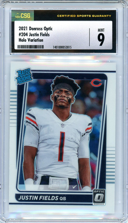 NFL 2021 Panini Illusions Justin Fields Trading Card MY-4 Rookie, Mystique  - ToyWiz