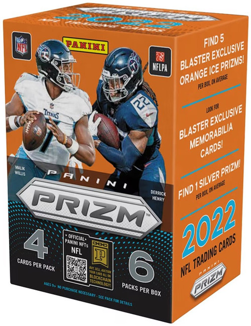 2020 Panini Prizm Football Factory Sealed MEGA Box with 40 Cards Total