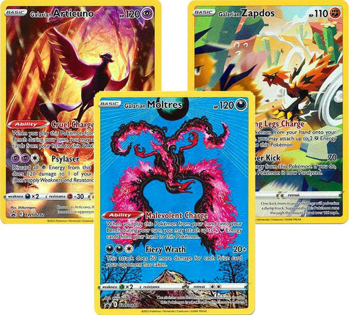 Pokemon Trading Card Game Sword Shield Galarian Articuno, Moltres Zapdos  Special Edition 2 Booster Packs, 3 Promo Cards More Pokemon USA - ToyWiz