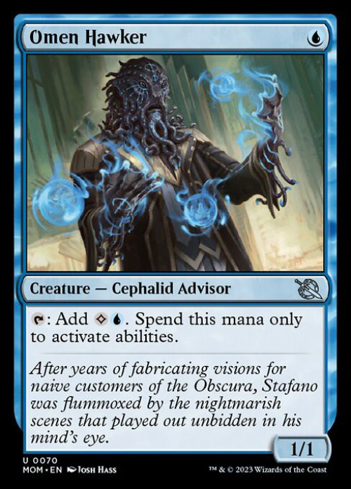 Magic The Gathering March of the Machine Single Card Uncommon Omen Hawker  70 - ToyWiz