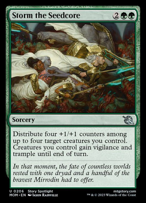 Magic The Gathering March of the Machine Single Card Uncommon Storm the  Seedcore 206 - ToyWiz
