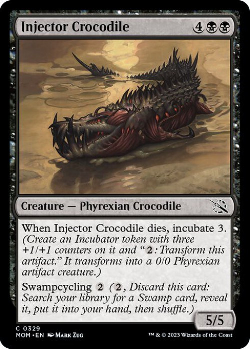 mtg crocodile cards Wardscale Crocodile [War of the Spark] main image 1