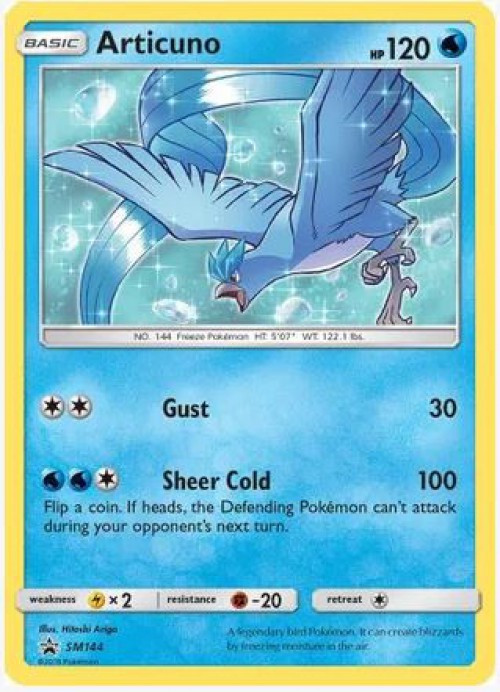 Pokemon Trading Card Game Sun Moon Single Card Ultra Rare Articuno SM144  Promo - ToyWiz