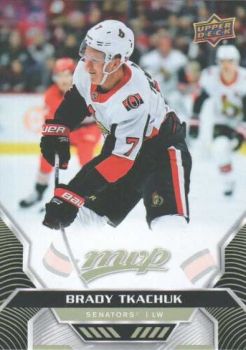 NHL Ottawa Senators 202021 MVP Hockey Single Card Base Brady Tkachuk
