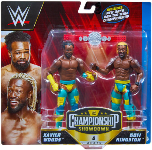 WWEフィギュア　２体セット WWE Wrestling Championship Showdown Series 13 Kofi Kingston Xavier