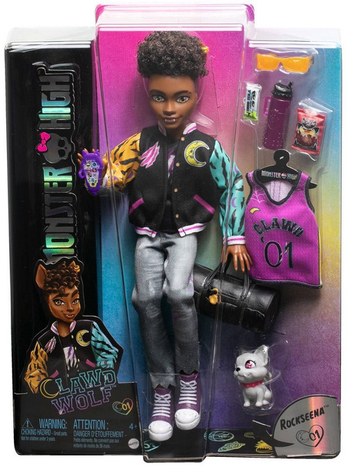 Monster High Clawd Wolf Doll with Rockseena Mattel Toys - ToyWiz