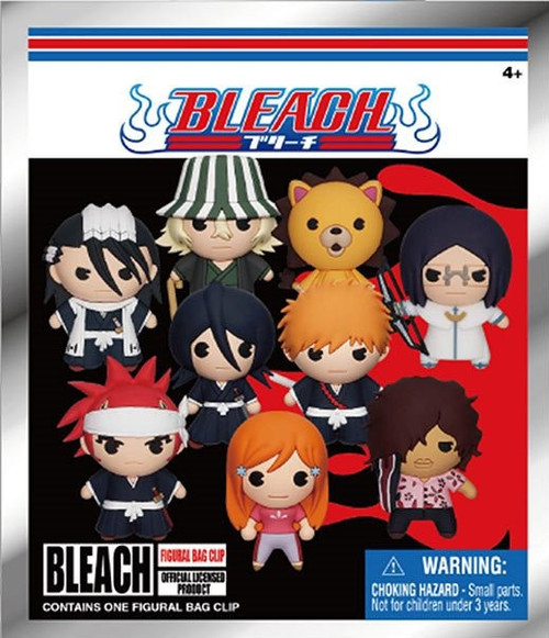 Bleach 3D Foam Bag Clip Random 6-Pack - Entertainment Earth