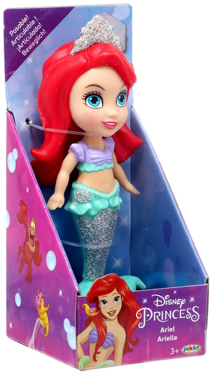 Disney Princess Posable Ariel 3 Mini Figure Jakks Pacific - ToyWiz