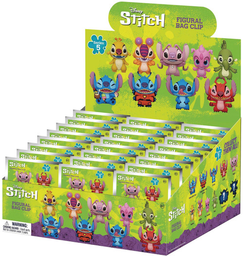 Disney 3D Figural Keyring Lilo Stitch Series 5 Mystery Box 24