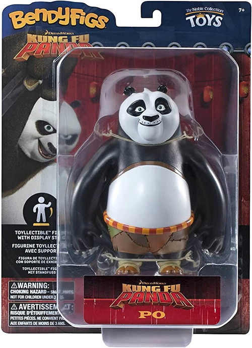 Kung Fu Panda Bendyfigs Po 6 Figure The Noble Collection - ToyWiz