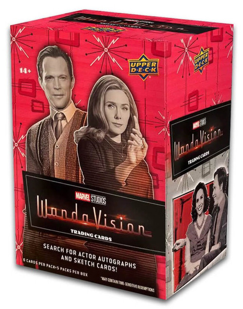 Marvel Upper Deck WandaVision Trading Card BLASTER Box 5 Packs