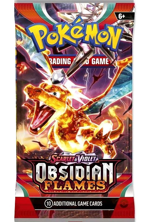 pokmon tcg scarlet & violet obsidian flames booster display box pokemon trading cards TCG: Violet-Obsidian Booster Box (36 Packs) not the contents of just one pack Pokmon TCG Reveals Pack Art