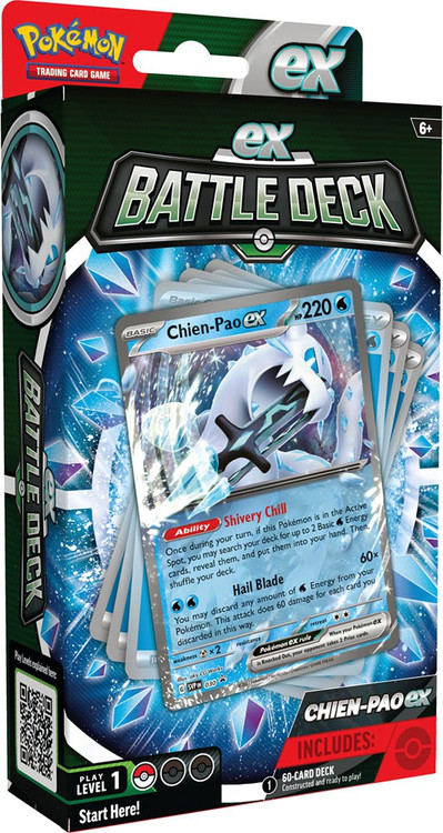 Pokemon Trading Card Game Chien-Pao ex Battle Deck 60 Cards