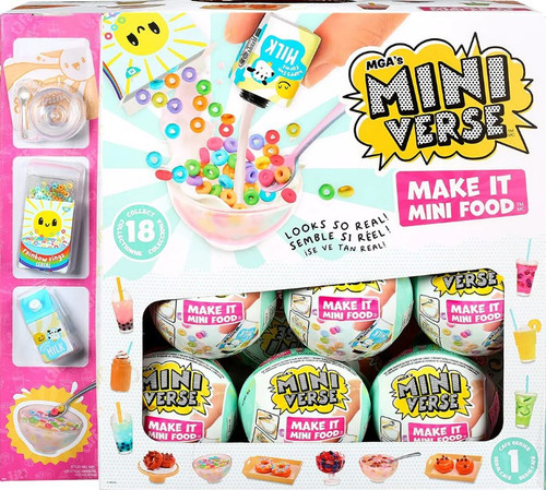 Miniverse Make It Mini Food DINER Series 1 Mystery Box 18 Packs MGA  Entertainment - ToyWiz