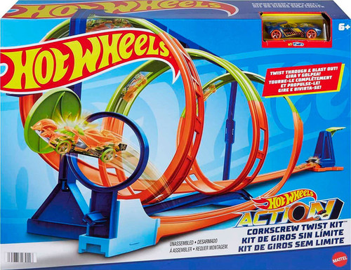 Pista Hot Wheels Action - Looping Loop / Electric Tower / Flip