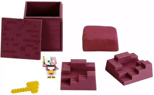 22 Pcs Miner Minifigures Building Blocks Toys Set, Game Pixelated