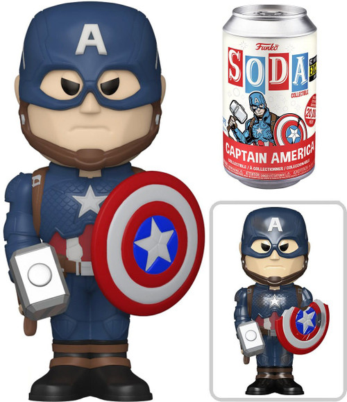 Funko Marvel Vinyl Soda Captain America Exclusive Figure 1 RANDOM