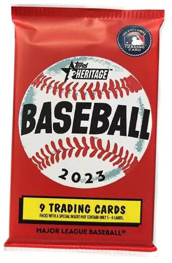 Topps - 2023 Heritage MLB Baseball Hanger Pack