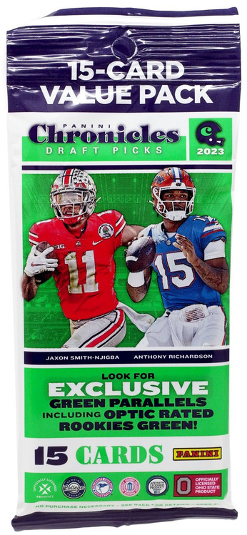 2023 Panini Select Draft Pick Football Trading Card Mega Box