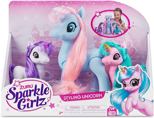 Sparkle Girlz Styling Unicorn Doll 3-Pack Zuru Toys ToyWiz
