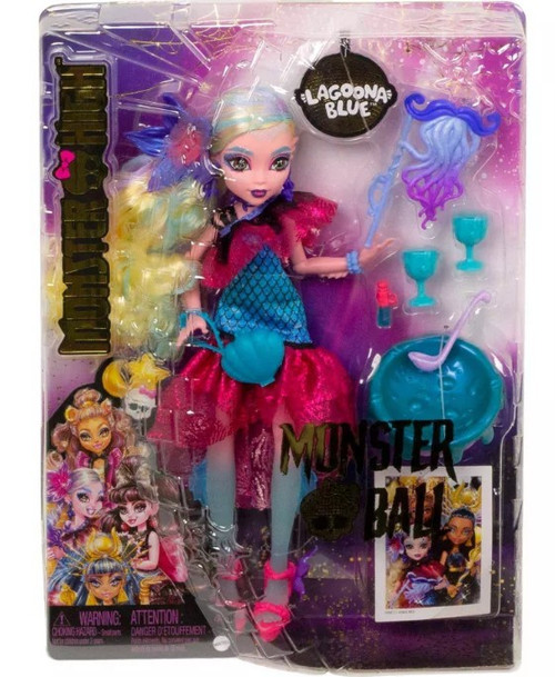 Monster High Monster Ball Lagoona Blue Doll Mattel Toys - ToyWiz