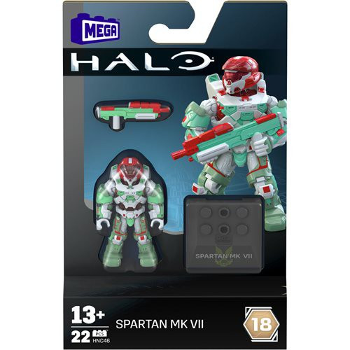  Mega Construx Halo Heros - Series 12 - Master Chief Mark v  Armor : Toys & Games