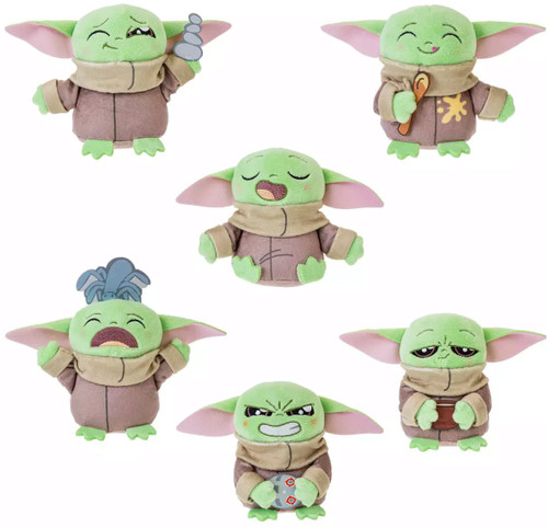 Star Wars The Mandalorian Series 2 Grogu 6 Mystery Plush Disney