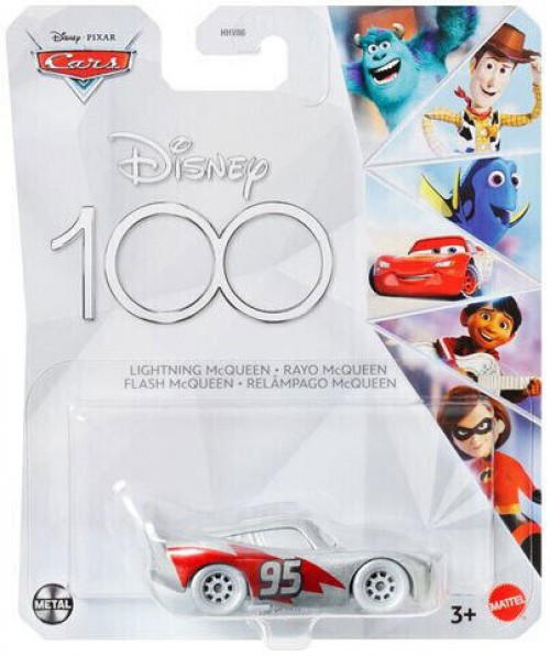 Mattel Disney Pixar Cars Metal Racing Red Lightning McQueen 95 CHASE  METALLIC