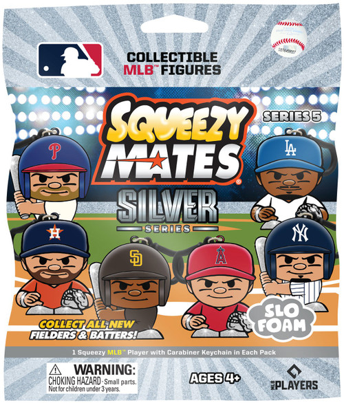 MLB Squeezy Mates Series 5 Baseball Mystery Pack 1 RANDOM Slo Foam