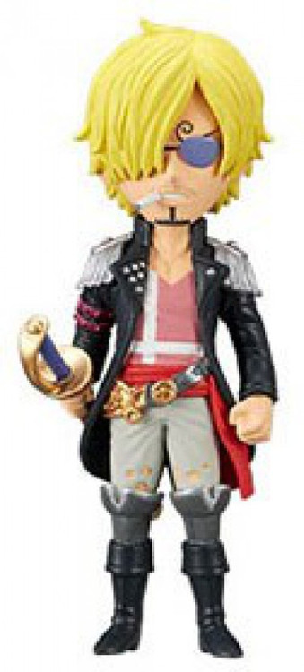 One Piece WCF World Collectable Figure One Piece Film Red Vol. 1 Sanji 2.8  Mini Figure BanPresto - ToyWiz