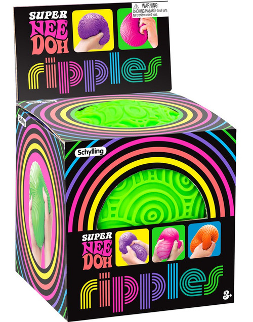 NeeDoh Super Ripples Stress Ball 1 RANDOM Color Schylling