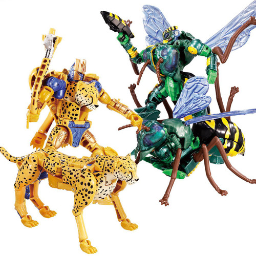 Transformers Beast Wars Cheetor vs. Waspinator Set of 2 Action Figures