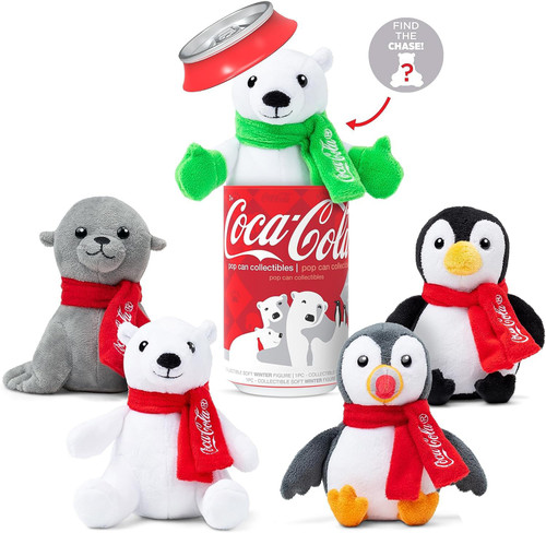 Coca-Cola Soda Pop Can Mystery Plush RANDOM Figure Coca Cola
