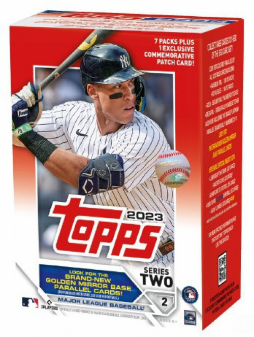 MLB Topps 2023 Series 2 Baseball Trading Card BLASTER Box 7 Packs, Plus