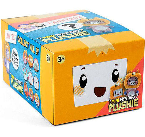 LankyBox Series 1 GIANT Mystery Box 2 Figures, 1 Plush, 1 Squishy, 1 Pop-It  Fidget Toy Boxy Case, Canny with Pop-Out Sticky 3 Stickers Bonkers Toy Co.  - ToyWiz