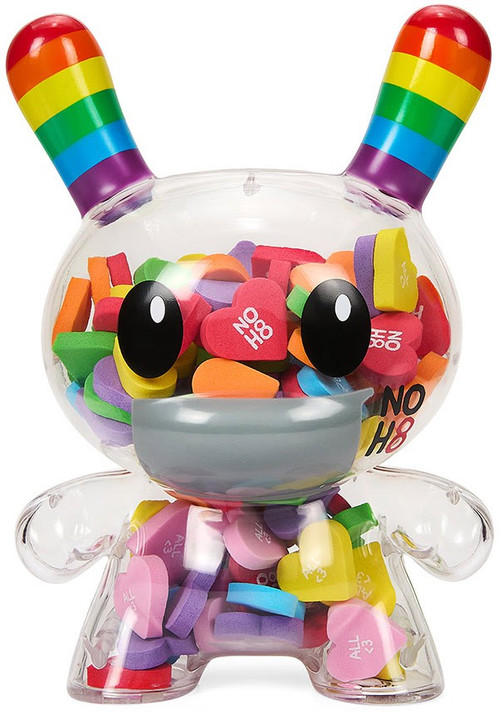 Kidrobot x NOH8 Dunny All Heart NOH8 8 Limited Edition of
