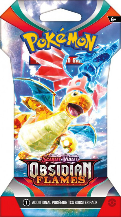Pokemon Scarlet Violet Obsidian Flames SLEEVED Booster Pack