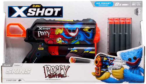 Poppy Playtime X-Shot Skins Flux Toony Blaster 8 Darts Zuru Toys