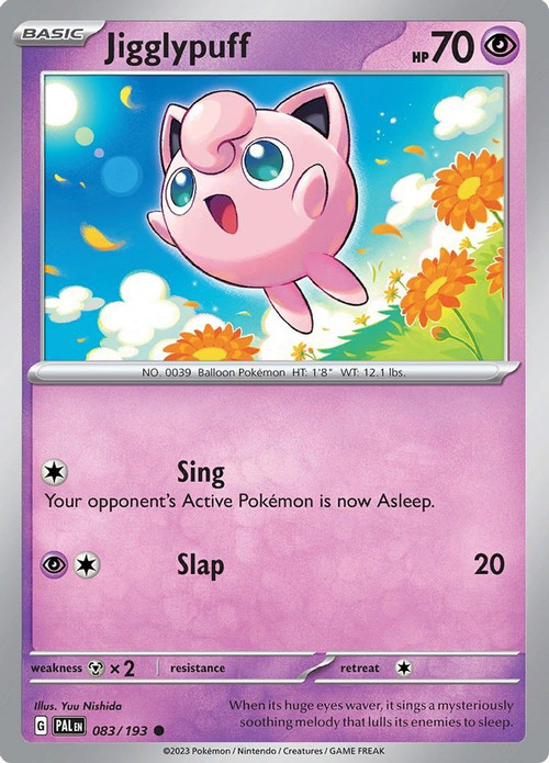 Pokemon Trading Card Game Paldea Evolved Single Card Common