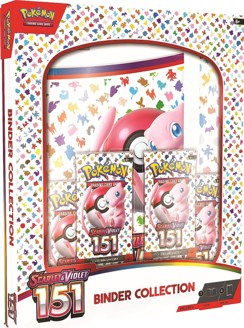 ポケモンカード Scarlet & Violet 151 バインダ－　英語版 Pokemon Scarlet Violet 151 Binder Collection ENGLISH, 4 Booster