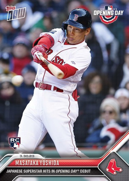 MLB Boston Red Sox 2023 Topps Now Baseball Masataka Yoshida #5 [Rookie,  Opening Day]