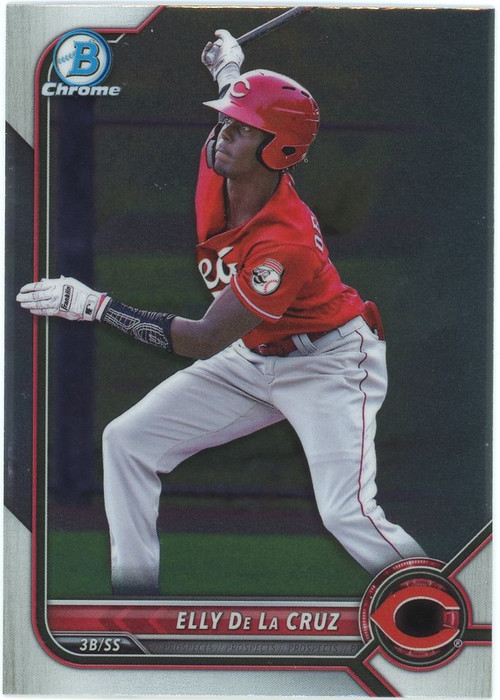 MLB Cincinatti Reds 2022 Bowman Chrome Prospects Single Card Elly
