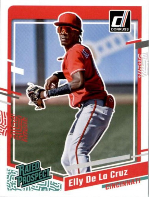 MLB Cincinatti Reds 2023 Panini Donruss Elly De La Cruz #57 [Rated  Prospect, Rookie Card]