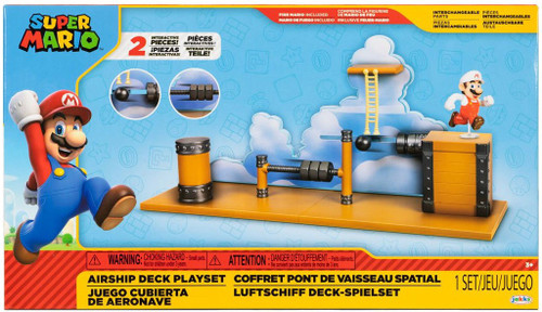 World of Nintendo Super Mario Airship Deck Playset Includes 2.5