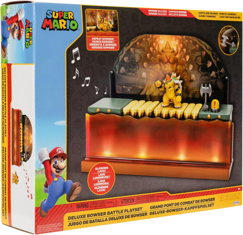 Super Mario Deluxe Bowser Purple Island Playset with Exclusive