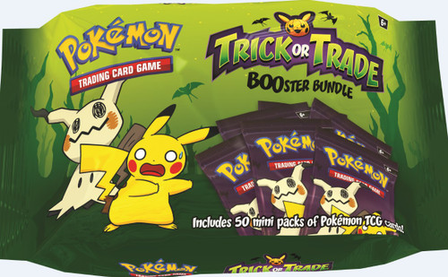 Pokemon 2023 Halloween Trick or Trade BOOster Bundle 50 Mini Packs