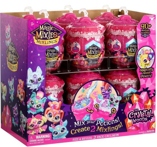 マルチャミー・フワロス　プリシク、コレクター、シク3枚セット① Magic Mixies Mixlings Series 3 The Crystal Woods Fizz Reveal