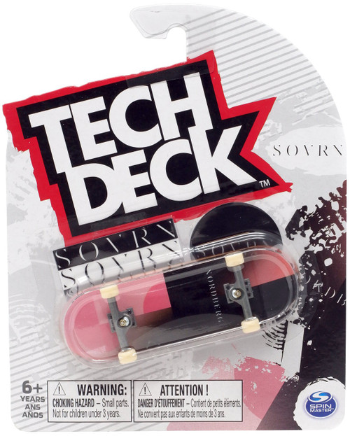 Tech Deck Sovrn 96mm Common Mini Skateboard Pink Black Spin Master