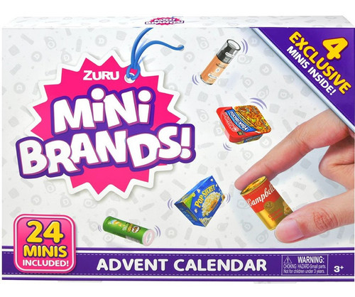 5 Surprise TOY Mini Brands Series 1 Advent Calendar 24 Minis 6 Exclusives,  Damaged Package Zuru Toys - ToyWiz