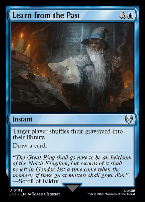 mtglotrtomecmd192learnfromthep